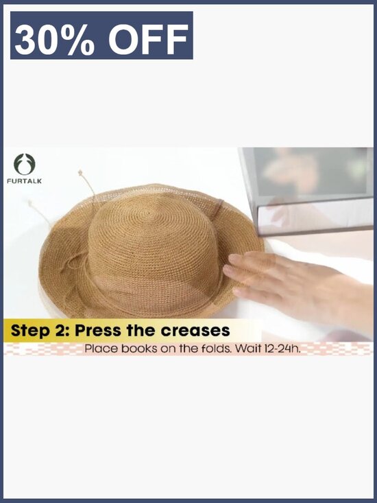 Foldable Packable Sun Hat with Wide Brim main image 5